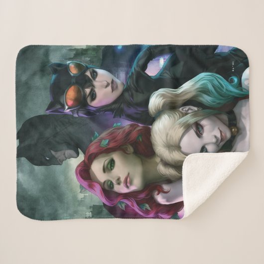 Gotham City Sirens #1000 Comic Cover Variant Sherpadecke (Vorderseite (Horizontal))