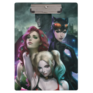 Gotham City Sirens #1000 Comic Cover Variante Klemmbrett