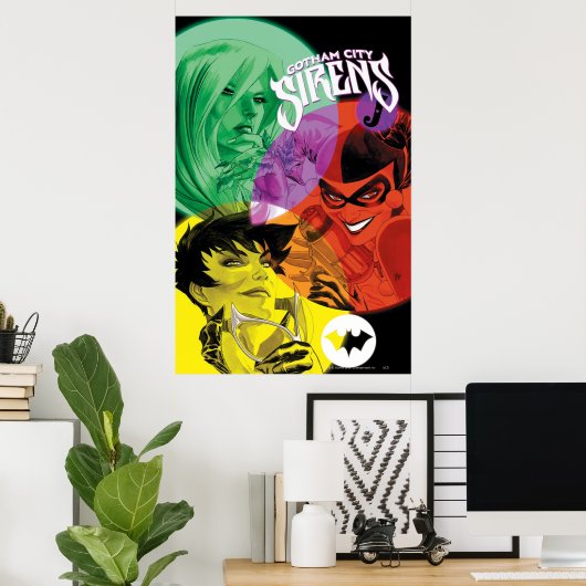 Gotham City Sirens Cv14 Poster (Heimbüro)