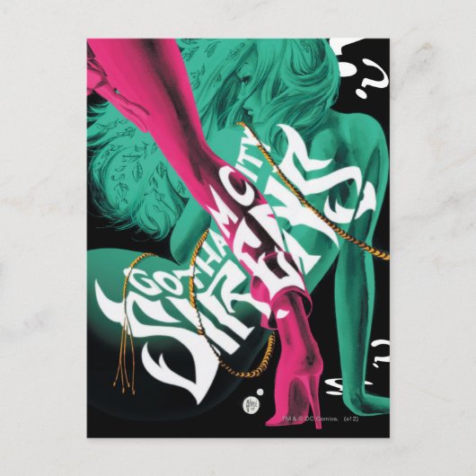Gotham City Sirens Cv3 r2 Postkarte (Vorderseite)