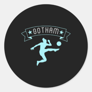 Gotham Fußball Fan Support Stadion Zeigen Sie Ihre Runder Aufkleber