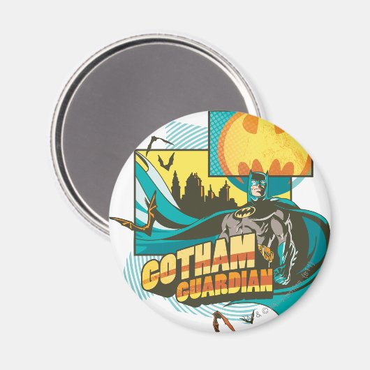 Gotham Guardian Magnet (Vorderseite/Rückseite)