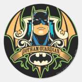 Gotham Guardian Runder Aufkleber (Vorderseite)