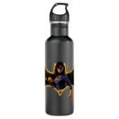 Gotham Knights Batgirl im Logo Edelstahlflasche (Vorderseite)