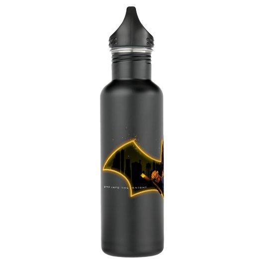 Gotham Knights Batgirl im Logo Edelstahlflasche (Links)