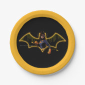 Gotham Knights Batgirl im Logo Pappteller (Vorderseite)