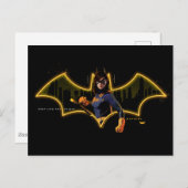 Gotham Knights Batgirl im Logo Postkarte (Vorne/Hinten)
