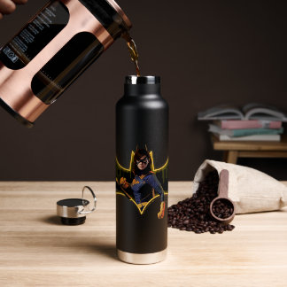Gotham Knights Batgirl im Logo Trinkflasche