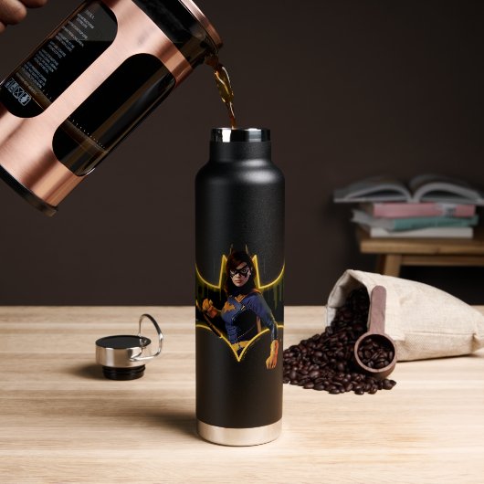Gotham Knights Batgirl im Logo Trinkflasche (Kaffee)