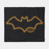 Gotham Knights Batgirl-Logo Fleecedecke (Vorderseite (Horizontal))