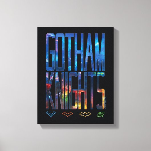 Gotham Knights City Letting Leinwanddruck (Vorderseite)