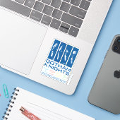 Gotham Knights Face Panels Aufkleber (Laptop mit iPhone)