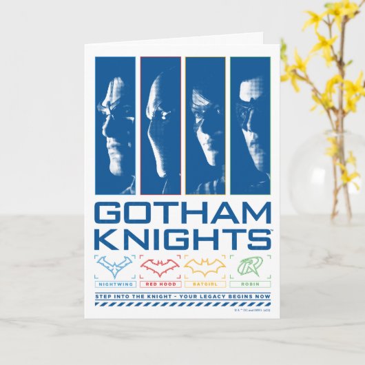 Gotham Knights Face Panels Karte (Gelbe Blume)