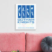 Gotham Knights Face Panels Leinwanddruck (Insitu (Wohnzimmer))