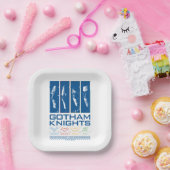 Gotham Knights Face Panels Pappteller (Party)