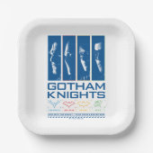 Gotham Knights Face Panels Pappteller (Vorderseite)