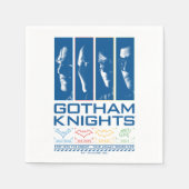 Gotham Knights Face Panels Serviette (Vorderseite)