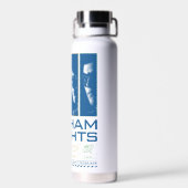 Gotham Knights Face Panels Trinkflasche (Rückseite)