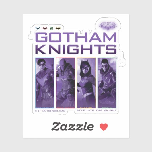Gotham Knights Hero Panels Aufkleber (Blatt)