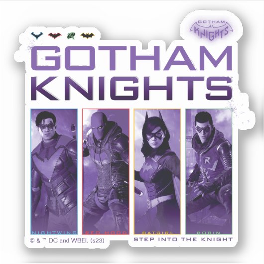 Gotham Knights Hero Panels Aufkleber (Vorderseite)