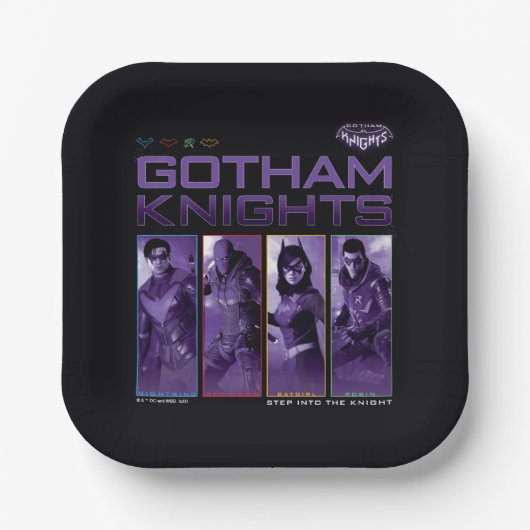 Gotham Knights Hero Panels Pappteller (Vorderseite)