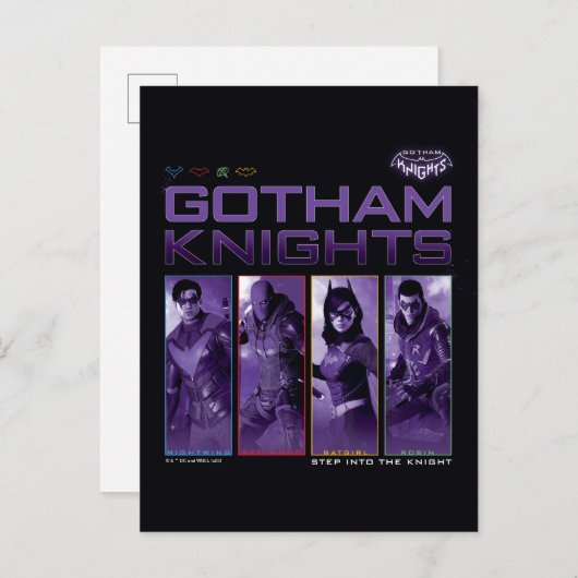 Gotham Knights Hero Panels Postkarte (Vorne/Hinten)