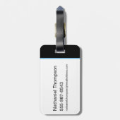 Gotham Knights Nachts in Logos Gepäckanhänger (Rückseite vertikal)