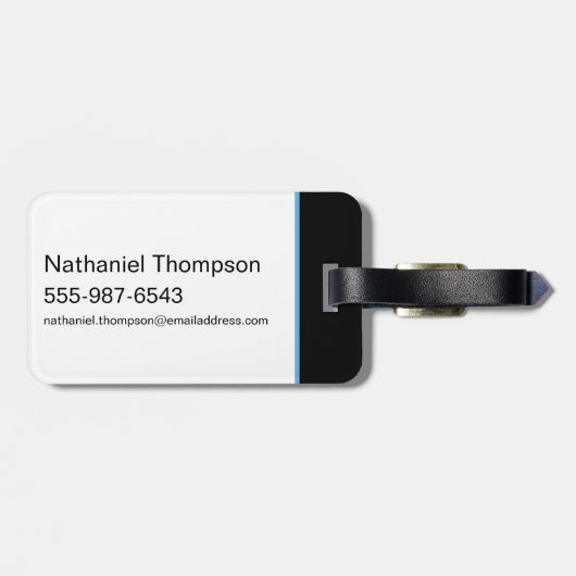 Gotham Knights Nachts in Logos Gepäckanhänger (Rückseite horizontal)