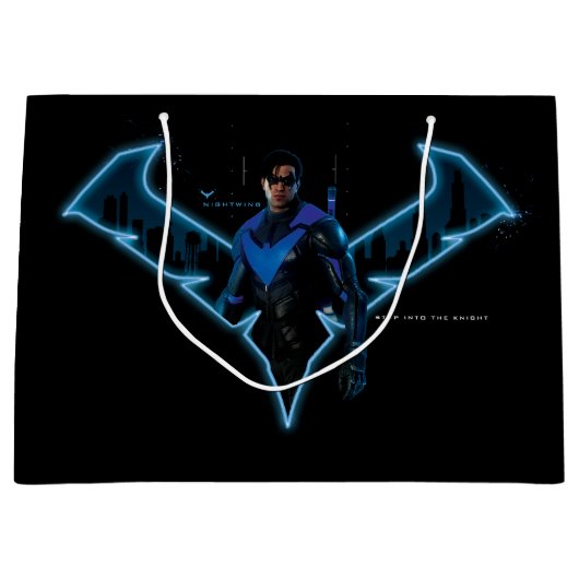 Gotham Knights Nachts in Logos Große Geschenktüte (Vorderseite)