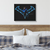 Gotham Knights Nachts in Logos Leinwanddruck (Insitu (Schlafzimmer))
