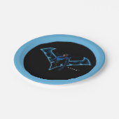 Gotham Knights Nachts in Logos Pappteller (Schrägansicht)