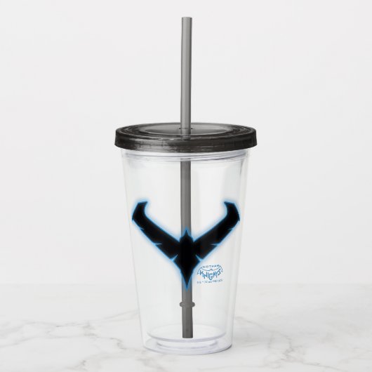 Gotham Knights-Nachts-Logo Acryltrinkbecher (Vorderseite)