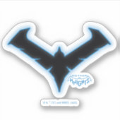 Gotham Knights-Nachts-Logo Aufkleber (Vorderseite)