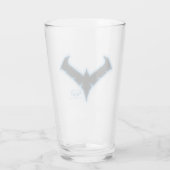 Gotham Knights-Nachts-Logo Glas (Rückseite)