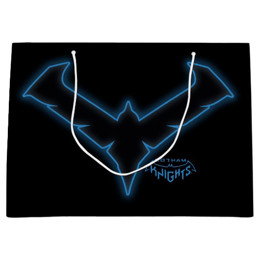 Gotham Knights-Nachts-Logo Große Geschenktüte (Vorderseite)