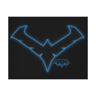 Gotham Knights-Nachts-Logo Leinwanddruck