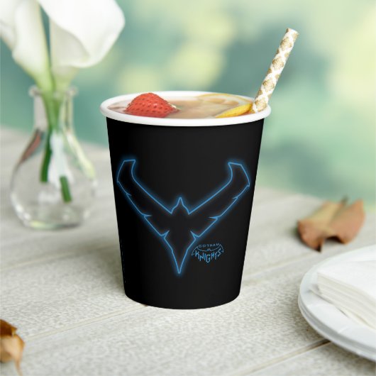 Gotham Knights-Nachts-Logo Pappbecher (In Situ)