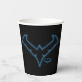Gotham Knights-Nachts-Logo Pappbecher (Vorderseite)