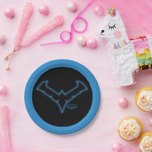 Gotham Knights-Nachts-Logo Pappteller (Party)