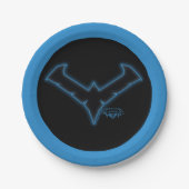 Gotham Knights-Nachts-Logo Pappteller (Vorderseite)