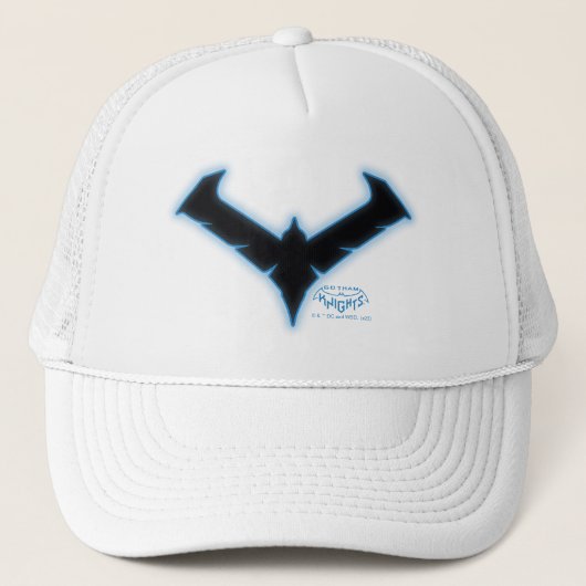 Gotham Knights-Nachts-Logo Truckerkappe (Vorderseite)