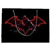 Gotham Knights Red Hood in Logo Große Geschenktüte (Rückseite)