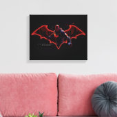 Gotham Knights Red Hood in Logo Leinwanddruck (Insitu (Wohnzimmer))