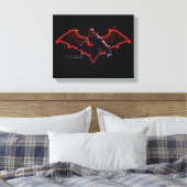 Gotham Knights Red Hood in Logo Leinwanddruck (Insitu (Schlafzimmer))