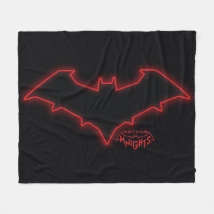 Gotham Knights Red Hood Logo Fleecedecke