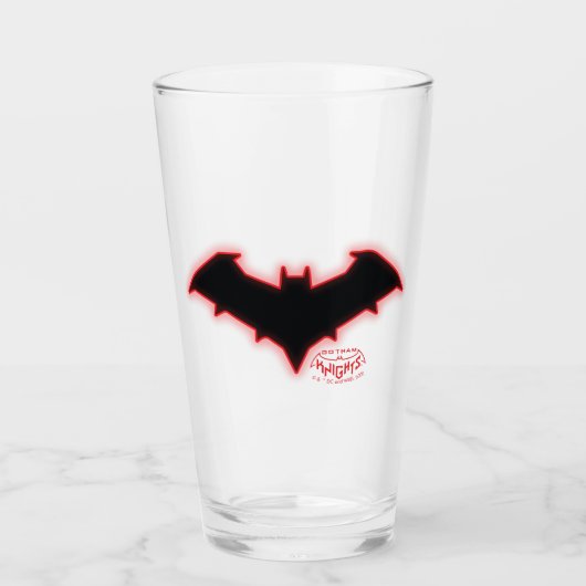 Gotham Knights Red Hood Logo Glas (Vorderseite)