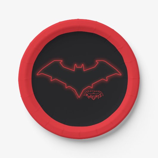 Gotham Knights Red Hood Logo Pappteller (Vorderseite)