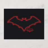 Gotham Knights Red Hood Logo Postkarte (Vorderseite)