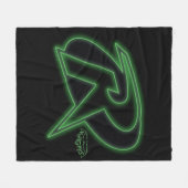 Gotham Knights Robin Logo Fleecedecke (Vorderseite (Horizontal))