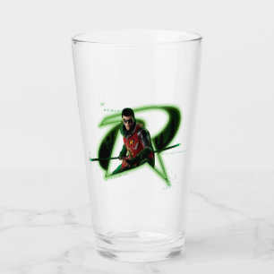Gotham Knights Robin-Logo Glas